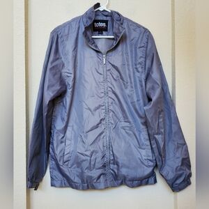 Totes Men's Gray Lightweight Windbreaker.   Size Small